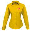 Women's Poplin Long Sleeve Blouse Thumbnail