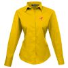 Women's Poplin Long Sleeve Blouse Thumbnail